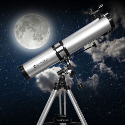Image showing 7 th Barska 900114 - 675 Power Starwatcher Reflector Telescope with Equatorial Mount