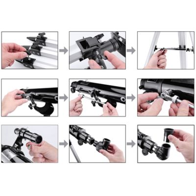 Image showing  70070 - 525 Power Starwatcher Refractor Telescope with Altazimuth Mount