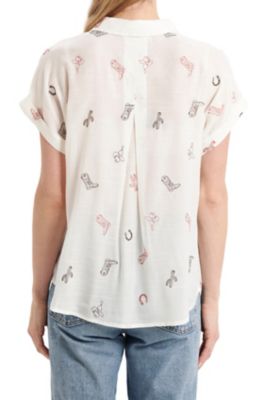 Image showing  Women's Short Sleeve Camp Shirt