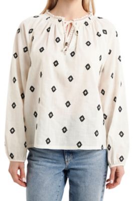 Image showing  Long Sleeve Embroidered Blouse
