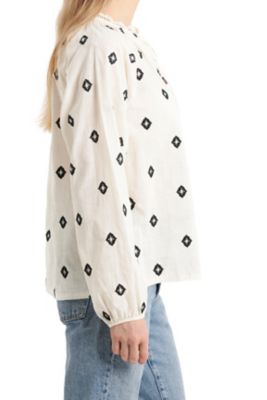 Image showing  Long Sleeve Embroidered Blouse