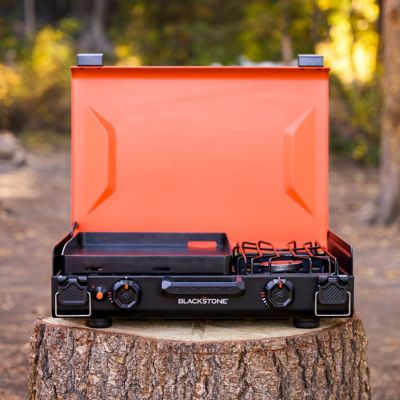 Image showing  12 x 14 in. Camping Griddle and Side Burner