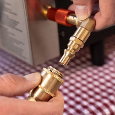 Image showing 4 th Blackstone Tabletop Griddle to RV Quick Connect