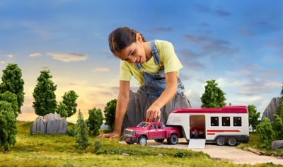 Image showing 8 th Schleich Lakeside Truck and Trailer Playset