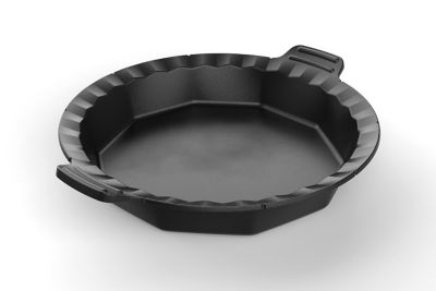 Outset 10 in. Cast Iron Pie Pan For Oven, Stove, and Grill