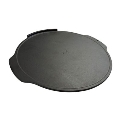 Outset Cast Iron Pizza Pan, 18 in. Pizza Stone For Oven and Grill