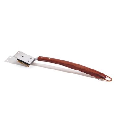 Outset Rosewood Collection Grill Brush with Scraper