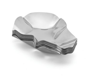 Outset Stainless Steel Grillable Oyster Shells, Set of 12