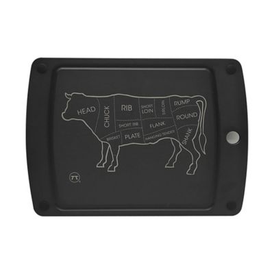 Outset Cow Cuts Grill Cutting Board, 10.8 x 14.5 x 0.2 in.