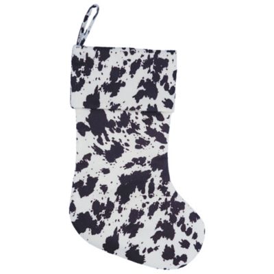 Red Shed Cowhide Christmas Stocking, 18 in.