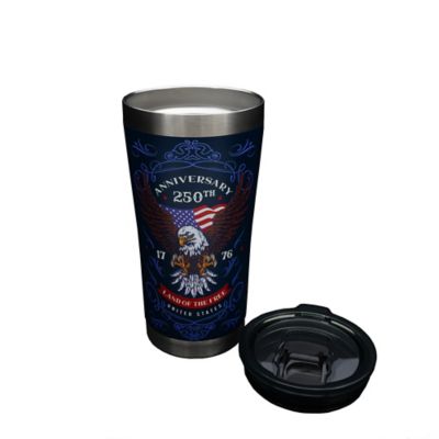 Image showing 20 oz. Americana Tumbler, Blue