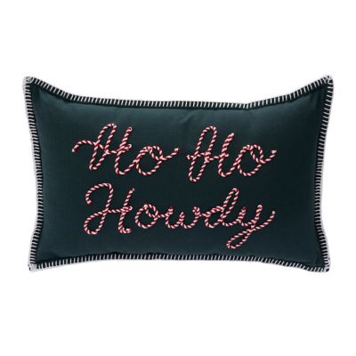 Red Shed 12 x 20in. Ho Ho Howdy Pillow