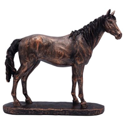 Red Shed 10.3 in. Horse Decor