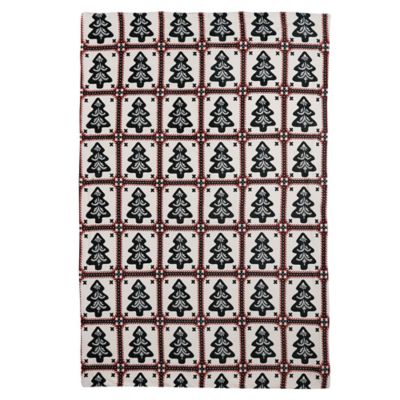 Red ShedRed ShedChristmas Tree Plush Sherpa Throw Blanket, 50 x 70in.