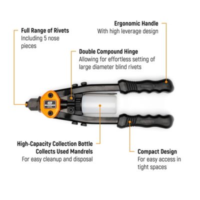 Image showing  13in. Heavy Duty Hand Riveter