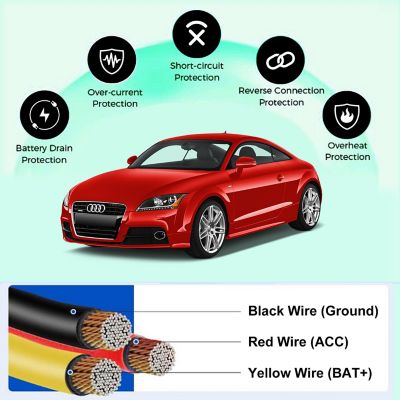 Image showing  Smart Hardwire Kit Pro with Mini, Micro USB, USB-C , Works for Most Dash Cam in the Market