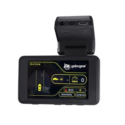 Image showing 3 th Gekogear 2K/ 1K Dual AI Powered Dash Camera