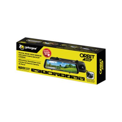 Image showing  10 in. Rearview Mirror 1080P Dash Camaera and Back Up Camera