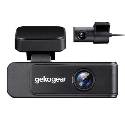 Gekogear 4K/1K Dual Front & Rear View Dash Cam with APP, GPS Logging