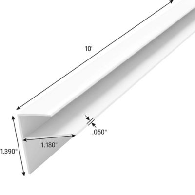 Image showing  DURACLAD OUTSIDE CORNER F PVC 120 in.