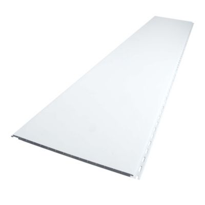 Palram DURACLAD .50 in. WHITE PVC Interlocking Multiwall Panel 16 x 96 in.