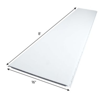 Image showing  DURACLAD .50 in. WHITE PVC Interlocking Multiwall Panel 16 x 96 in.