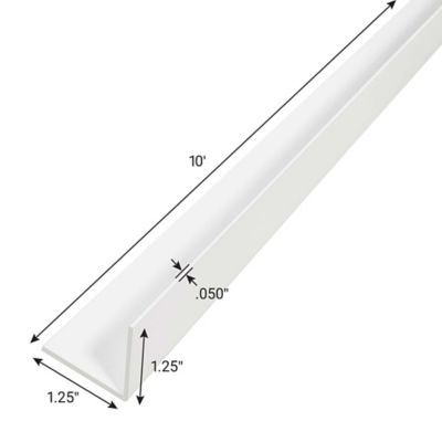 Image showing  DURACLAD OUTSIDE CORNER L PVC 120 in.