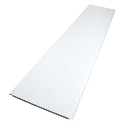 Palram DURACLAD .50 in. WHITE PVC Interlocking Multiwall Panel 16 x 192 in.