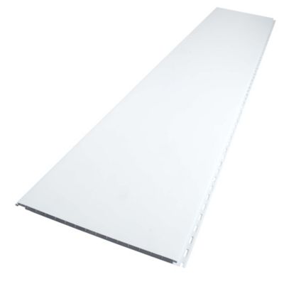 Palram .50 in. WHITE PVC Interlocking Multiwall Panel 16 x 144 in.