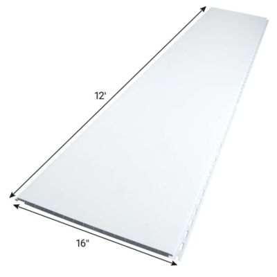 Image showing  DURACLAD .50 in. WHITE PVC Interlocking Multiwall Panel 16 x 144 in.