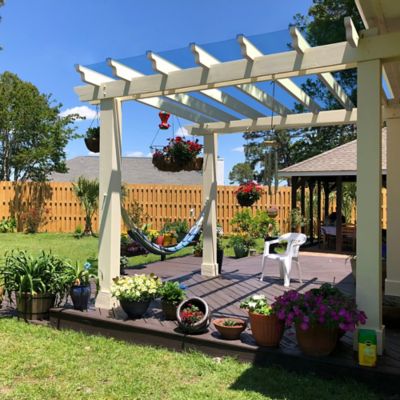 Image showing  26.9 in. x 16 ft. x .118 Corrugated Polycarbonate Roof Panel in Clear