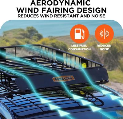 Image showing  200 LBS Roof Rack Rooftop Cargo Carrier