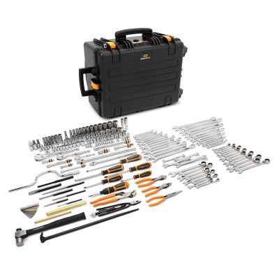 Image showing  185 pc. 1/4in., 3/8in., and 1/2in. Drive GMTK Tool Kit in Foam Trays with Heavy Duty Tool Carrier