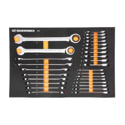 Image showing 5 th GEARWRENCH 358 pc. MEGAMOD Mechanics Tool Set in Modular Foam Trays with Storage Unit