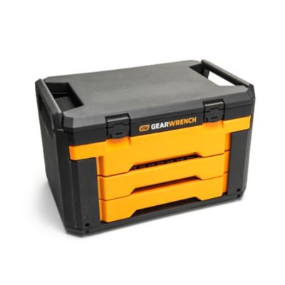 Image showing 7 th GEARWRENCH 243 pc. 6 Point Mechanics Tool Set in 3 Drawer Storage Box