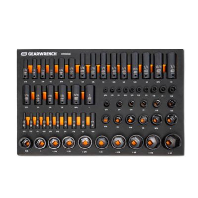 Image showing  247 pc. MEGAMOD Mechanics Tool Set in Modular Foam Trays with Storage Unit