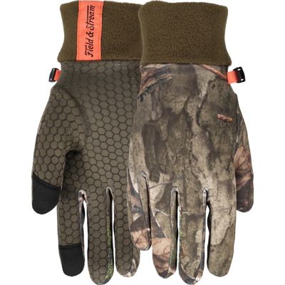 Field & Stream Unisex Adult Insulated Fleece Performance Winter Hunting Gloves, Mossy Oak Country DNA Camo, 1 Pair