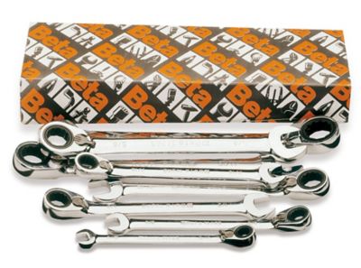Image showing  142 Series Set of 8 12-Point Reversible Ratcheting Combination Wrenches, SAE, 5/16 in.-3/4 in.