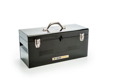 Image showing  20in. Black Steel Tote Box