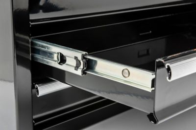 Image showing  20in. 3 Drawer Black Steel Tool Box