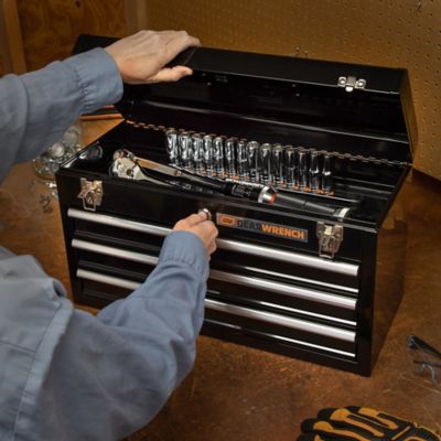 Image showing 5 th GEARWRENCH 20in. 3 Drawer Black Steel Tool Box