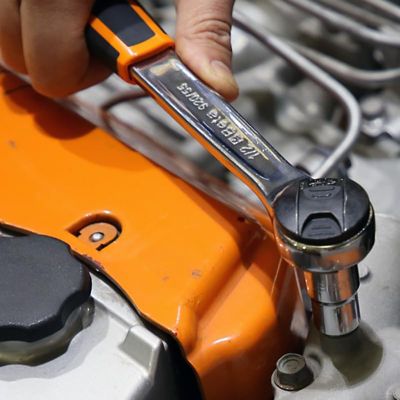 Image showing  920/50F 1/2 in. Female Square Drive Ratchet, 72-Teeth, 5-Degree Arc Swing, Ergonomic Handle