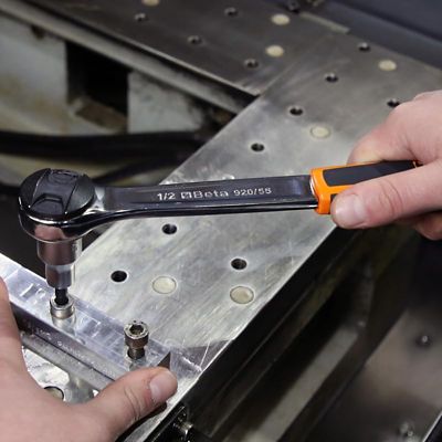 Image showing  920/50F 1/2 in. Female Square Drive Ratchet, 72-Teeth, 5-Degree Arc Swing, Ergonomic Handle