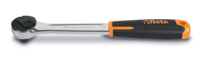 Beta Tools 920/55 1/2 in. Drive Reversible Ratchet, One-Handed Reversal, 72-Teeth, 5-Degree Arc Swing, Ergonomic Handle