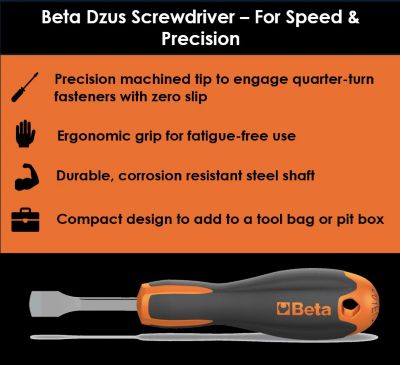 Image showing  1201E/DZ - Evox Quick Turn Dzus Screwdriver For Dzus Head Screws