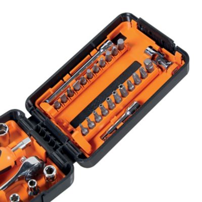 Image showing  900/C39N 39 pc. Socket and Bit Set with Case - 11 1/4 in. Drive Sockets, 21 Bits, 7 Accessories