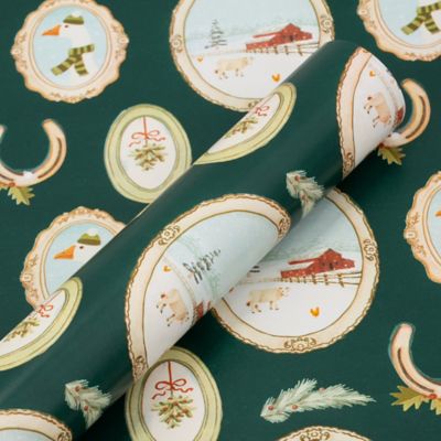Red Shed Giftwrap, Holiday Ranch