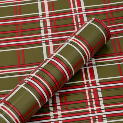 Red Shed Giftwrap, Tartan Holiday