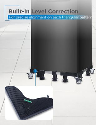 Image showing 5 th Black & Decker Multi-Functional Appliance Stand with Wheels