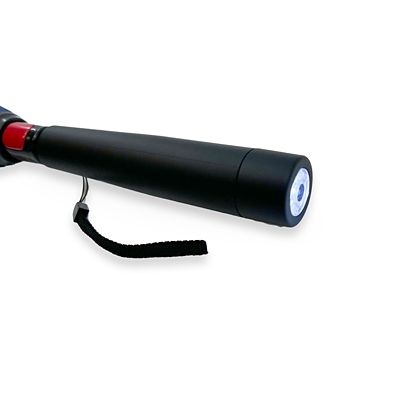 Image showing  49 in. Red Reverse Folding Windproof Stick Umbrella With LED Flashlight